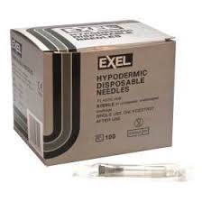 Needle, Hypodermic, 19G x 1 1/2″, #26438, Disposable, Regular Bevel, Sterile, 100 Box