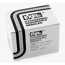 Needle, Hypodermic, 22G x 1 1/2″, #26412, Disposable, Regular Bevel, Sterile, 100 Box
