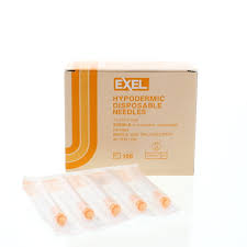 Needle, Hypodermic, 25G x 1 1/2″, #26406, Disposable, Regular Bevel, Sterile, 100/Box