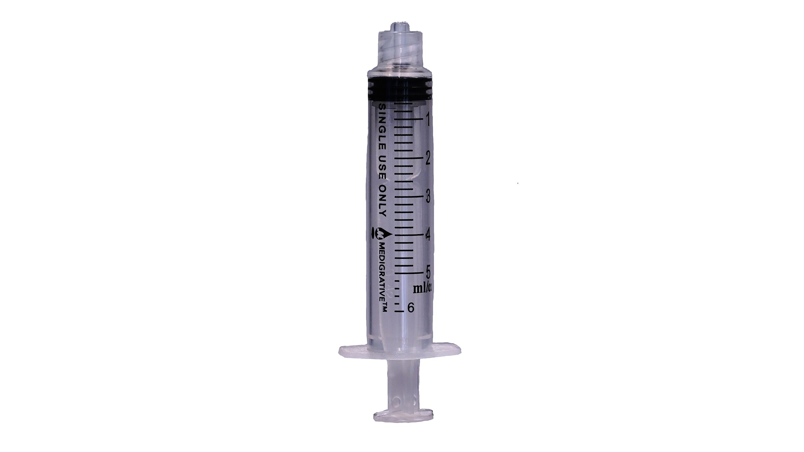 5mL Blister Pack Luer Lock Tip (5cc Syringe) 100/Box # Medigrative MERIT5S