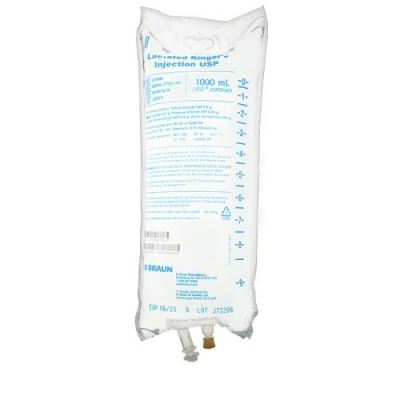 Lactated Ringer’s Injection USP, 1000 mL L7500 Each
