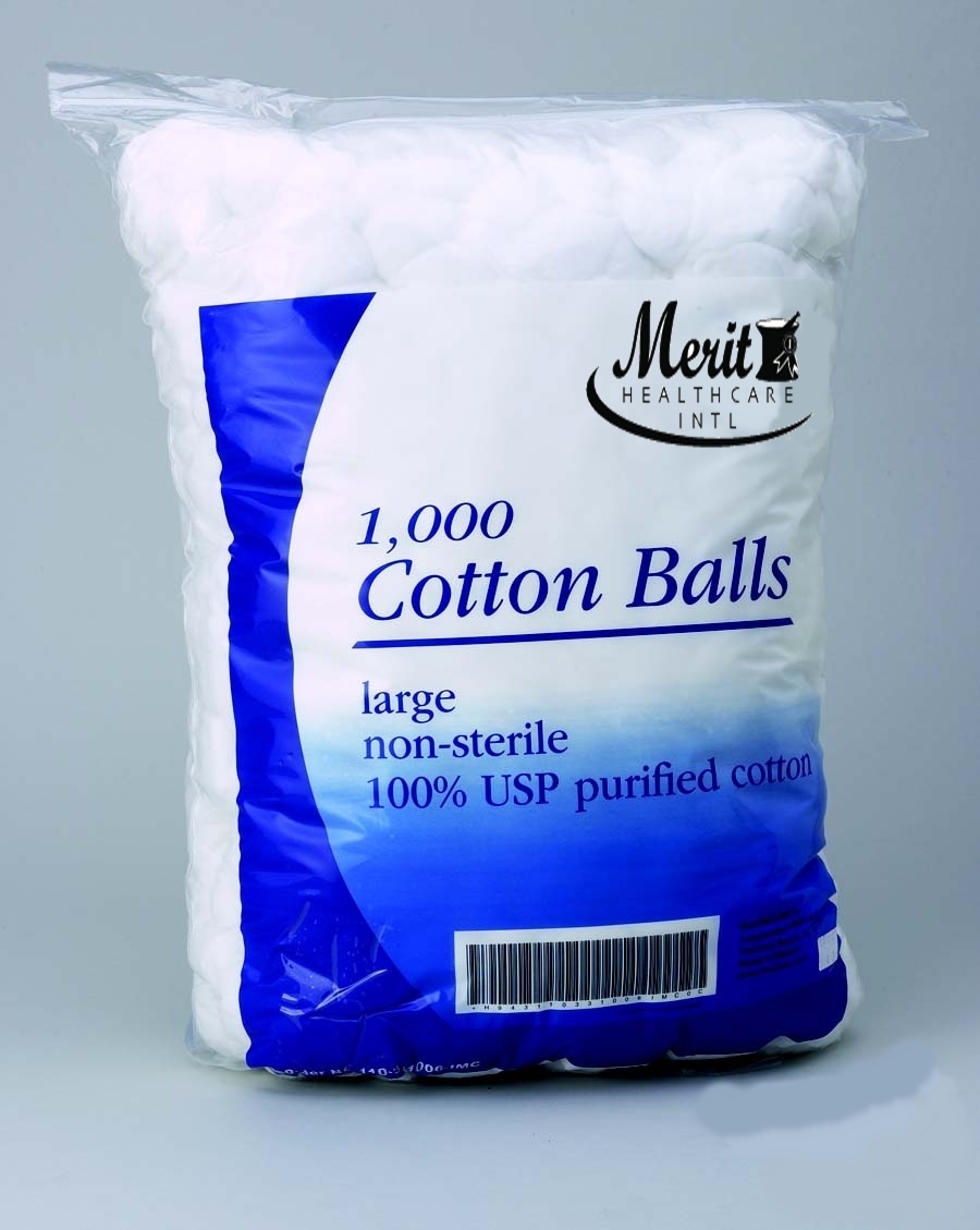 Cotton Balls Large, Non-Sterile - (1000 per Bag)