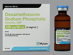 Dexamethasone Sodium Phosphate 4 mg / mL Multiple Dose Vial 30 mL