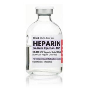 Heparin 1000iu 30mL