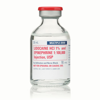 Lidocaine 1% With Epinephrine 1:100,000 Multiple Dose Vial 30 mL * FLAT of 25 * # 00409-3178-02