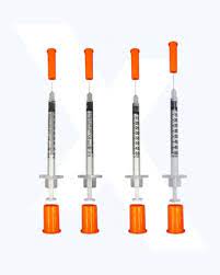 Insulin Syringe with Needle 1/3cc 29G x 1/2 / 0.3 mL (1/3 cc) 29 Gauge 1/2 Inch 26018