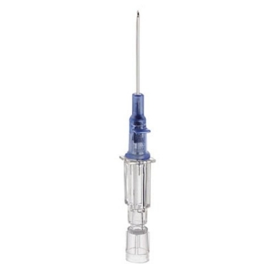 Introcan Safety IV Catheter 22 G x 1 " FEP, Straight