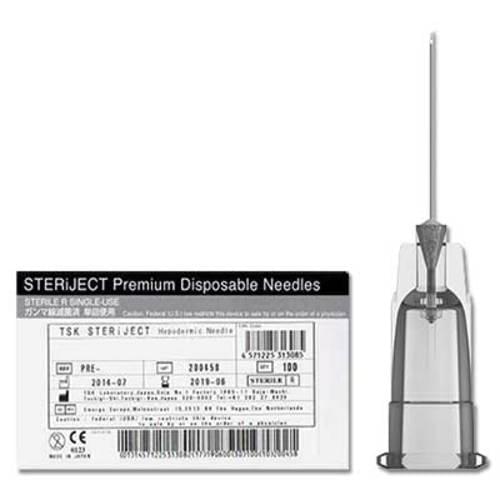 Hypodermic Needle 27G x 6mm 27 G x 1/4″ 100/Box TSK276, # PRE-27006