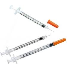 Exel 1cc Insulin Syringe, with 28g x 1/2in. Needle, 100/box