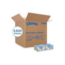 Kleenex Professional Facial Tissue for Business #21400, Flat Tissue Boxes, 36 Boxes / Case, 100 Tissues / Box