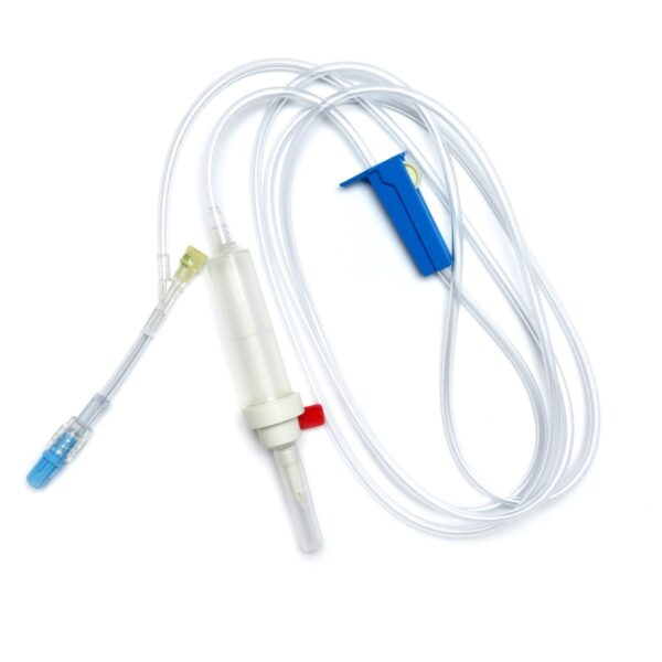 Codan A410 Vented IV Administration Set W/ 15 Micron Filter, Y-Injection Site, 20 Drops, 77" Case/50 A410