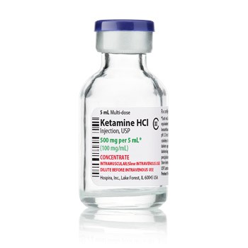 Ketamine Hcl 500mg 5ml 100mg Ml Injection Multiple Dose Vial 5 Ml Box 10 Ciii Merit Pharmaceutical