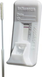 Orasure Quickflu Rapid Flu A & B Test, 22 Tests Box # 1001-0320