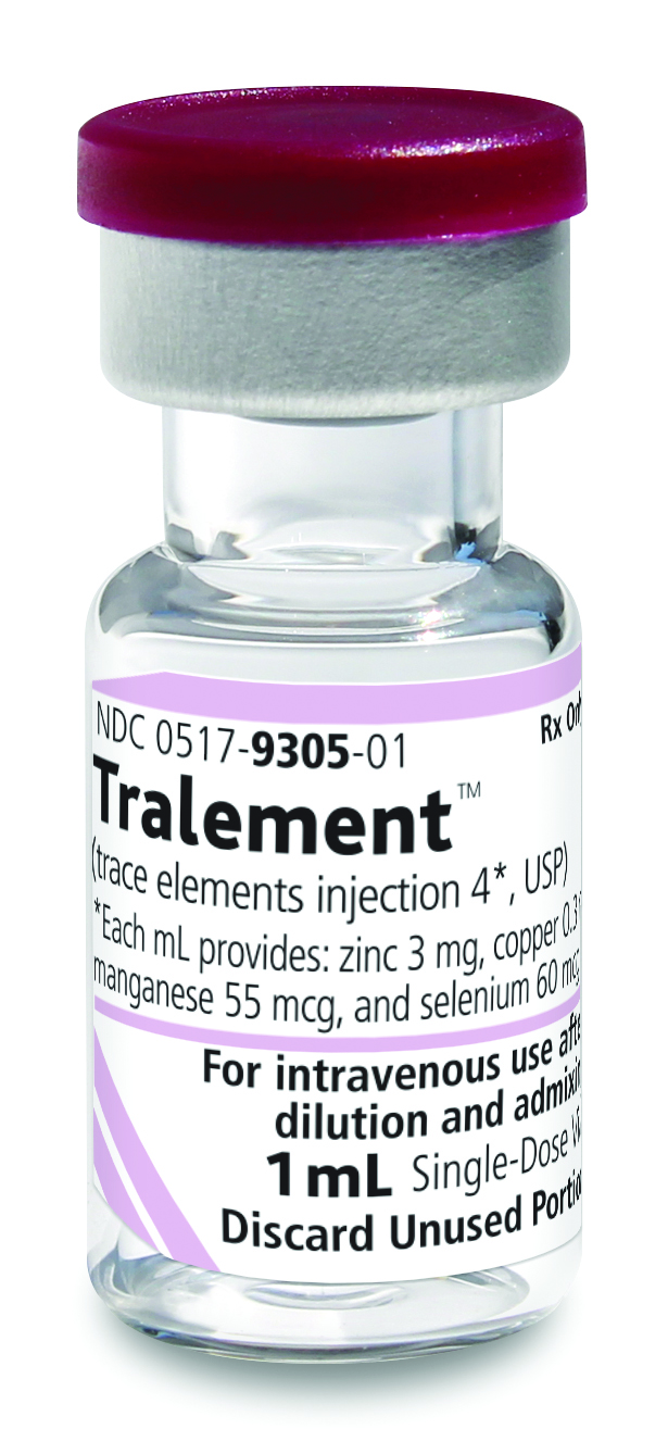 Tralement (trace elements injection 4, USP) (MTE 4R) # 0517-9305 