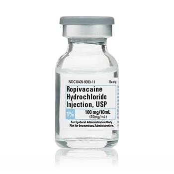 Ropivacaine HCl, Preservative Free 10mg/ml 100mg/10mL 1 x 10 NDC # 0409-9303-10