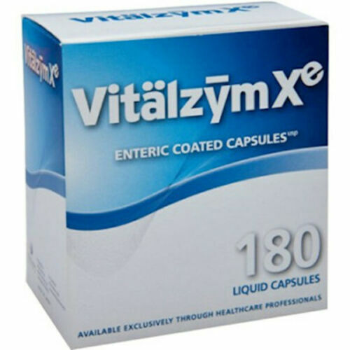 Vitalzym Xe Professional Strength Systemic Enzyme Supplement 180 Capsules Per Box