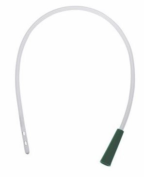 Urethral Catheter AMSure® Straight Tip Uncoated PVC 10 Fr. 16 Inch #AS861610