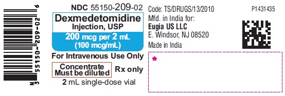 Dexmedetomidine HCl, Preservative Free / 0.9% Sodium Chloride 100 mcg / mL Injection Single-Use Vial 25 x 2 mL