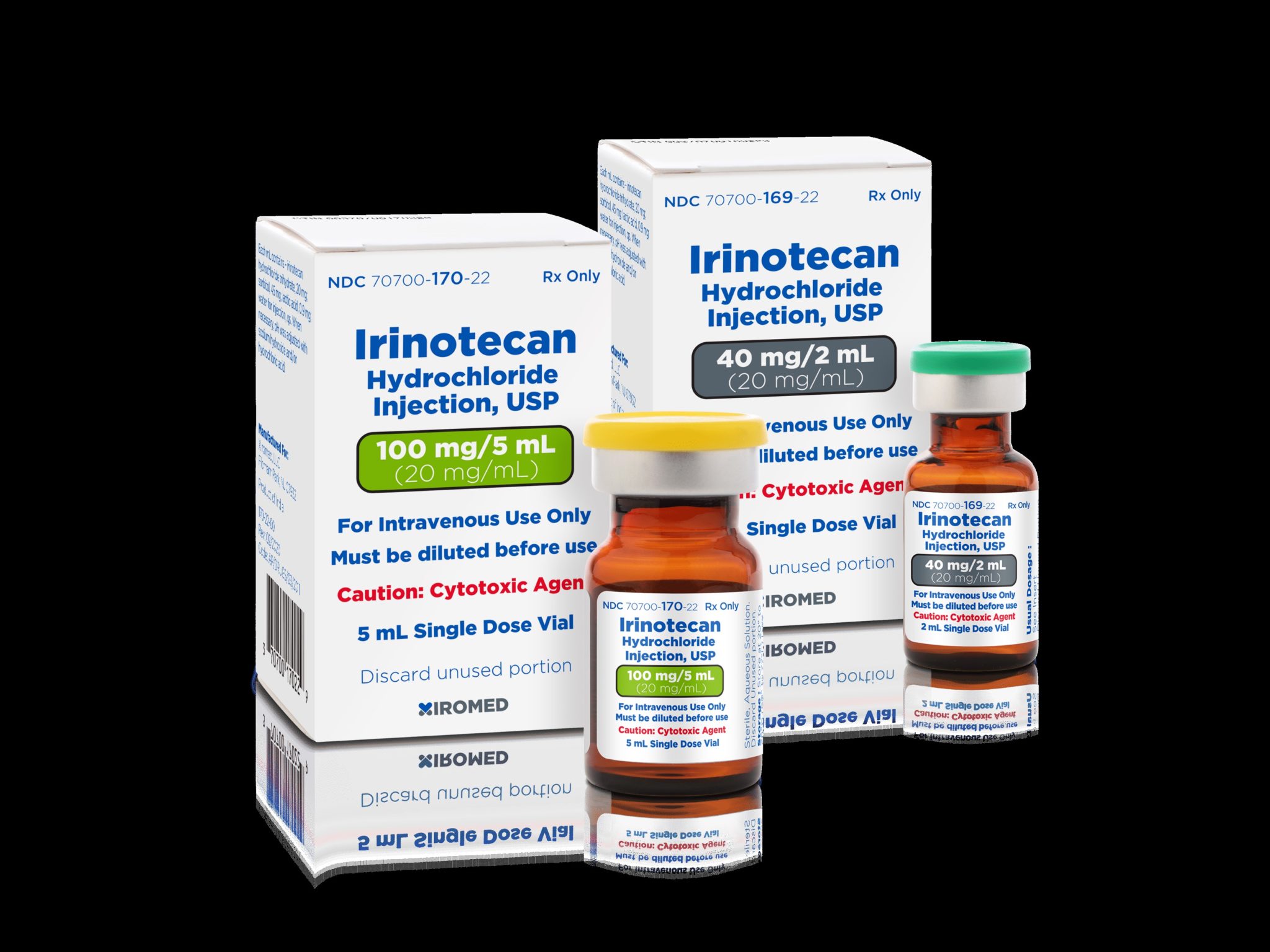 Irinotecan HCL Injection, SingleDose Vial, Preservative Free, 100mg/mL 5mL Merit Pharmaceutical