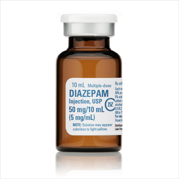 Diazepam 5 mg/mL Injection Vial CIV NDC 00409321312