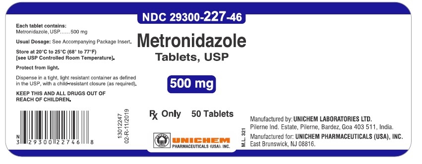 Metronidazole Tablets 500mg, 100 Bottle