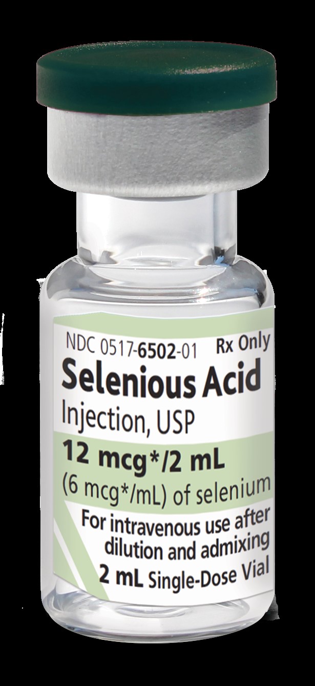 Selenious Acid Injection, USP 12 mcg/2 mL 2 mL (Single Dose Vial (SDV)