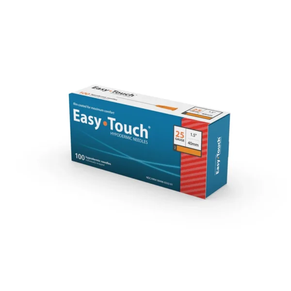 Needle, Hypodermic, 25G x 1 1/2", Disposable, Regular Bevel, Sterile, 100/Box #802507 (038937618826)