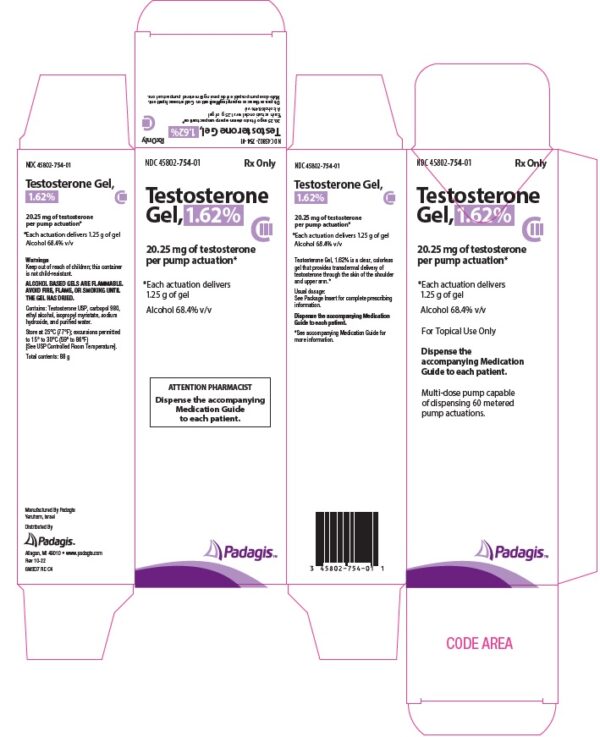 Testosterone 1.62% Metered Gel