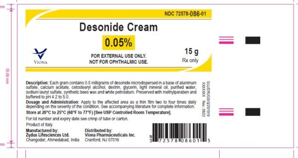 Desonide Cream 0.5%, 15gm