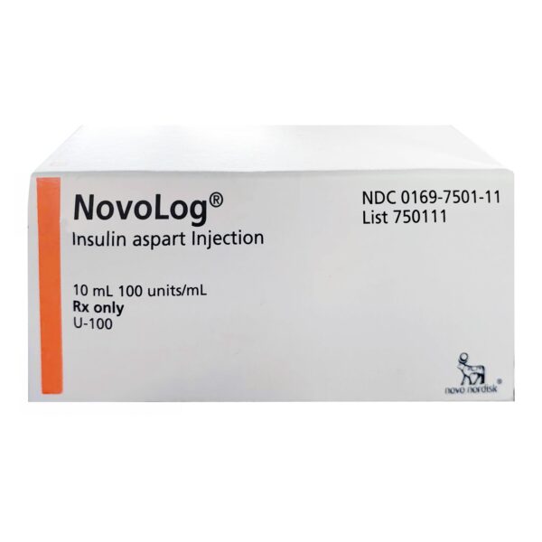 NovoLog Insulin Aspart 100 U / mL Injection 10 mL