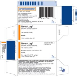 Novolog NDC 00169750111