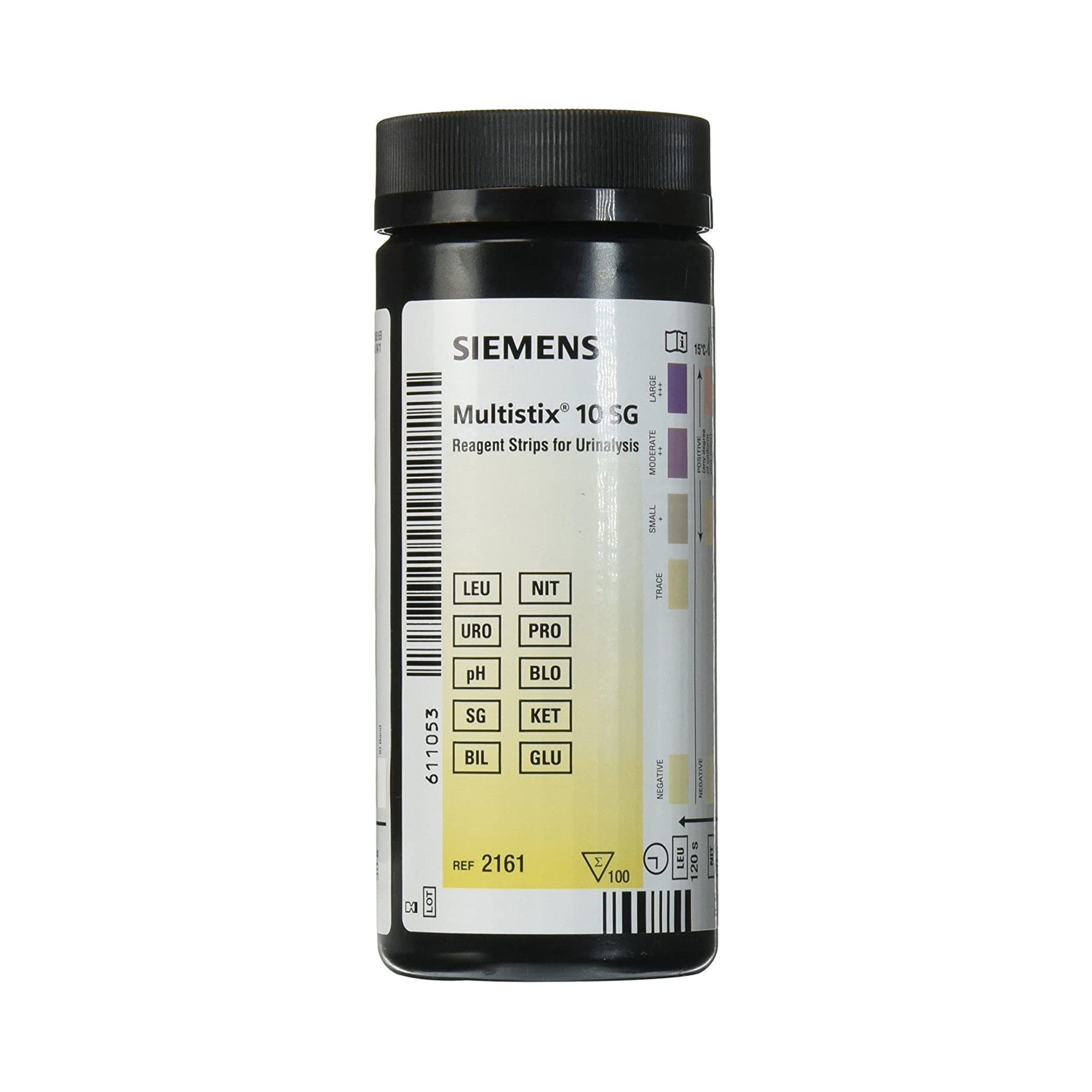 Urinalysis Reagent Multistix: Bilirubin, Blood, Glucose, Ketone, Leukocytes, Nitrite, pH, Protein, Specific Gravity, Urobilinogen For Urinalysis 100/Bottle - Image 3