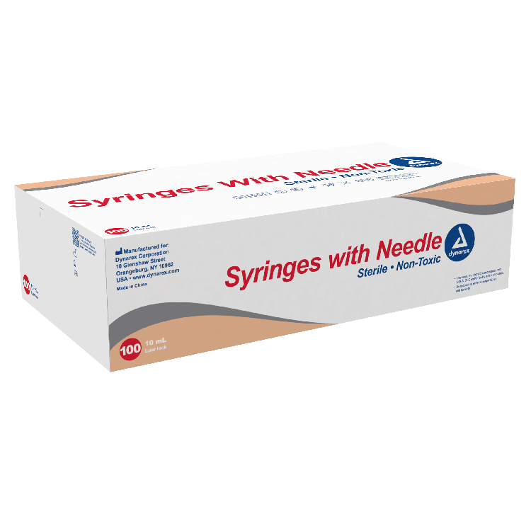 10CC LL SYRINGE WITH NEEDLE 100/BOX - Image 2
