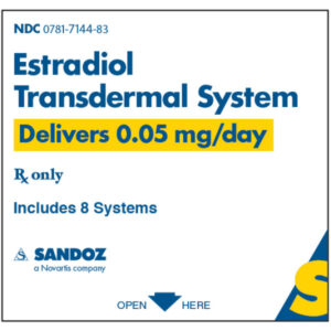 ESTRADIOL PATCH NDC 00781714483