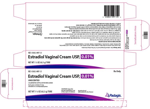 ESTRADIOL VAGINAL CREAM 0.01%, 42.5G - Merit Pharmaceutical